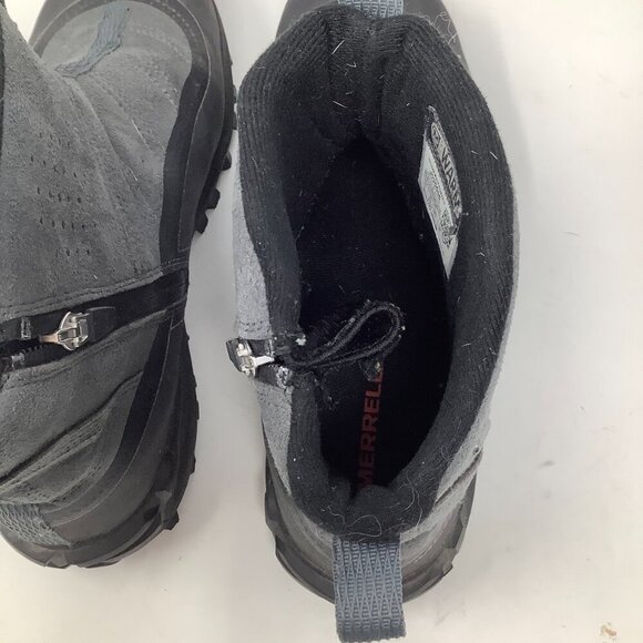 Merrell women's hiking boots 11 Thermo Snowdrift Zip Mid Shell grey insulated - Picture 10 of 11